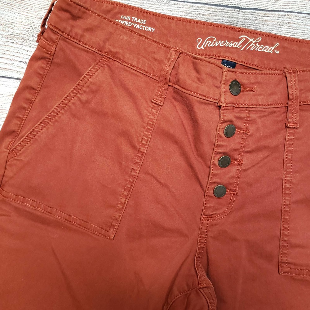 Universal Thread Rust Button Fly Fair Trade Certi… - image 3